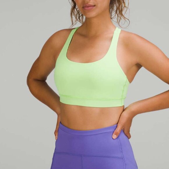 Lululemon Energy Bra Size 4 Green - Picture 1 of 5
